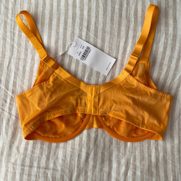 NWT 38DD Orange Lace HSIA bra - Picture 2 of 5